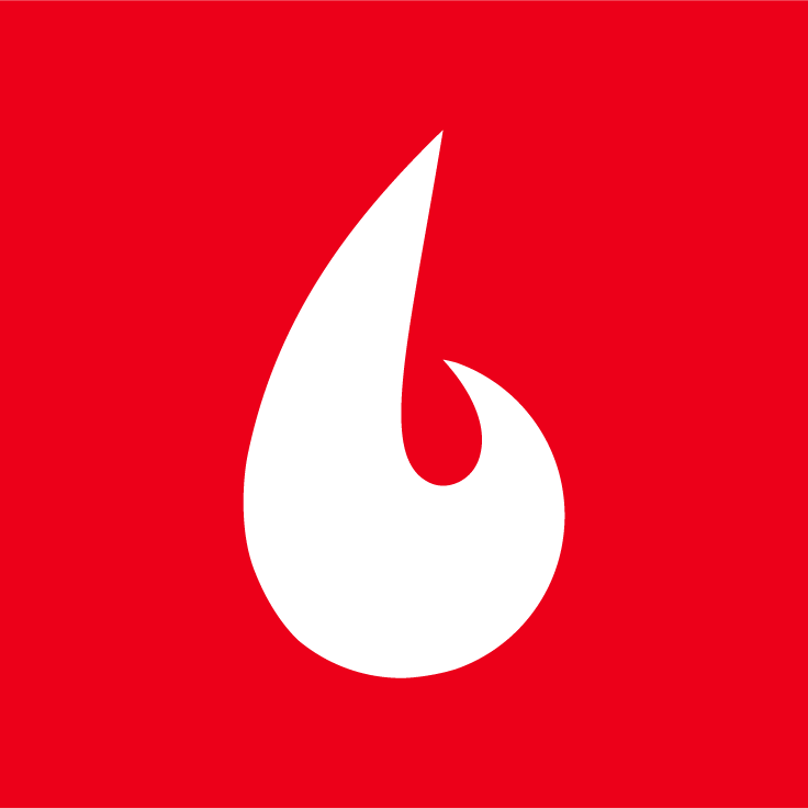 burningred flame icon - marketing and digital studio uk