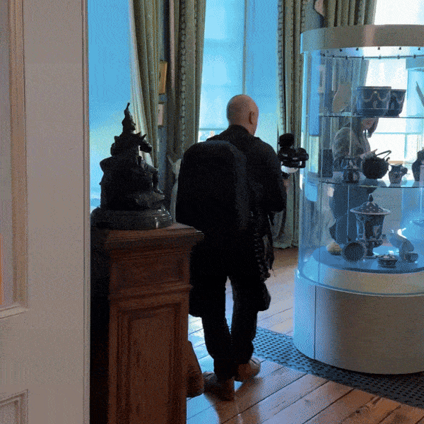 Filming in Cyfarthfa Castle