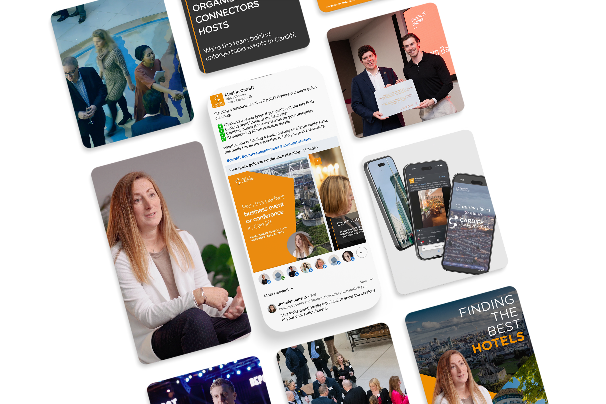meet cardiff social and marketing campaign by burningred
