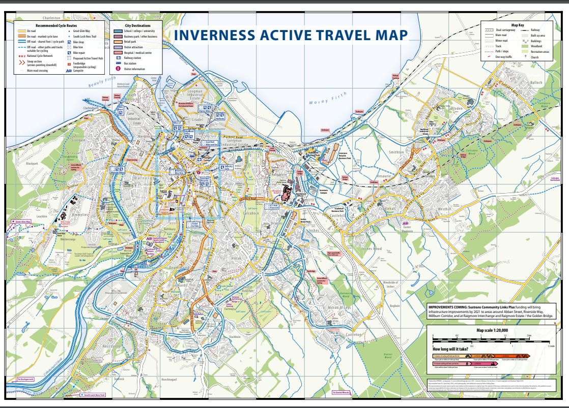 inverness active travel