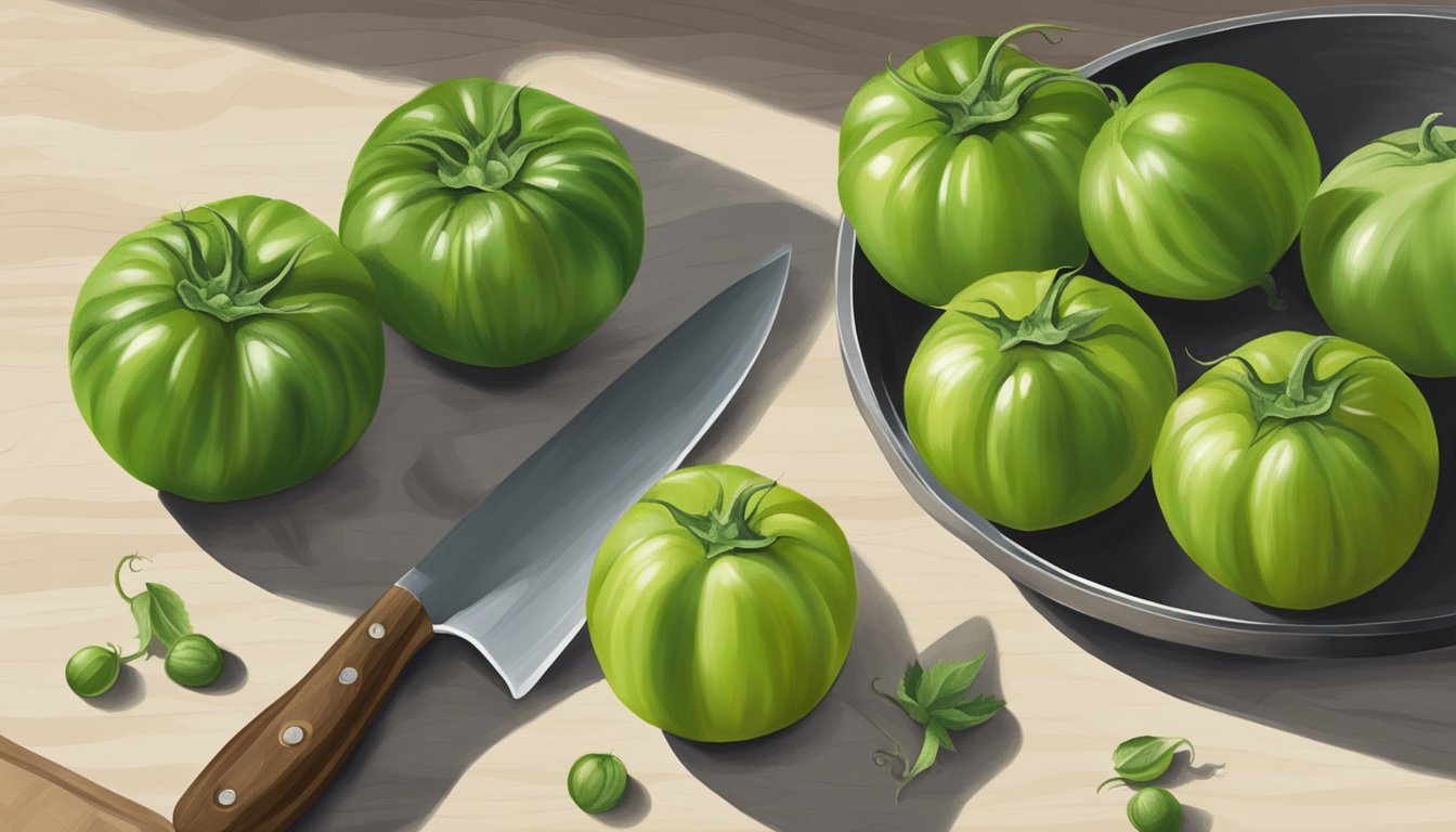 How to Substitute Tomatillos for Green Tomatoes