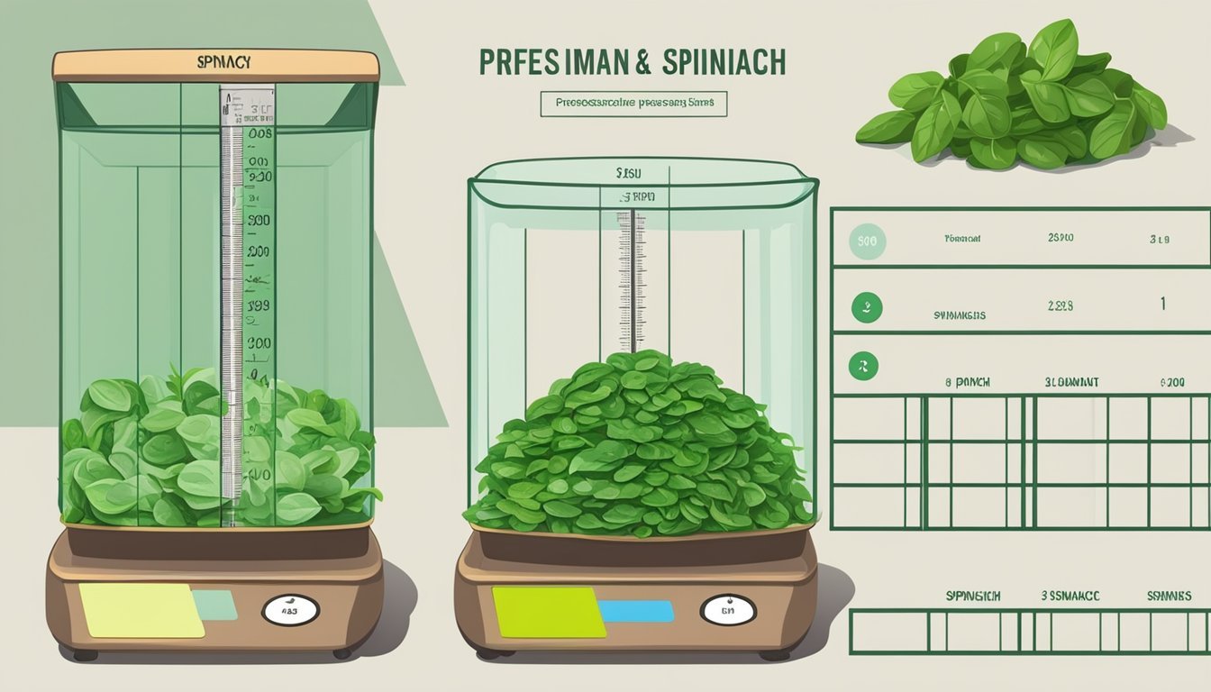 Frozen vs Fresh Spinach Weight: Understanding the Measurement Difference