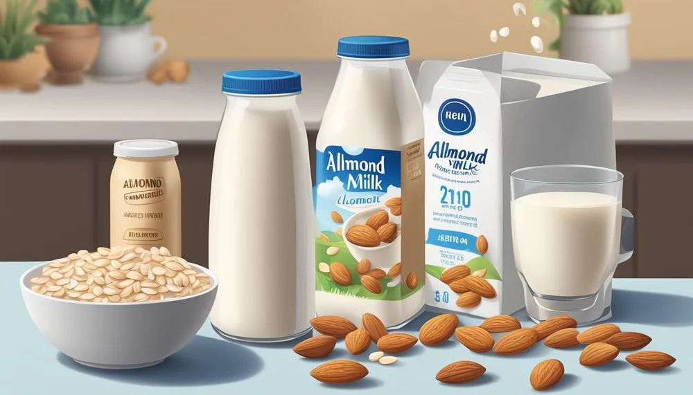 How to Substitute Unsweetened Almond Milk for Whole Milk