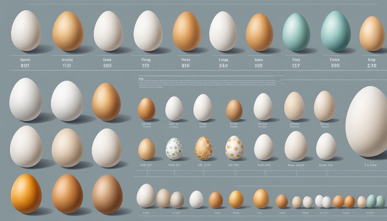 Egg Size Conversions for Recipes