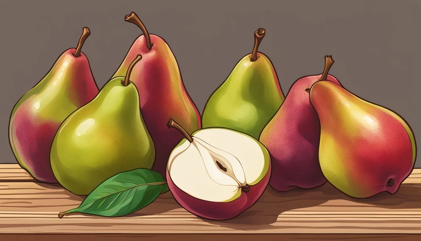 Mastering Ripeness How to Tell if Red Anjou Pears Are Ripe