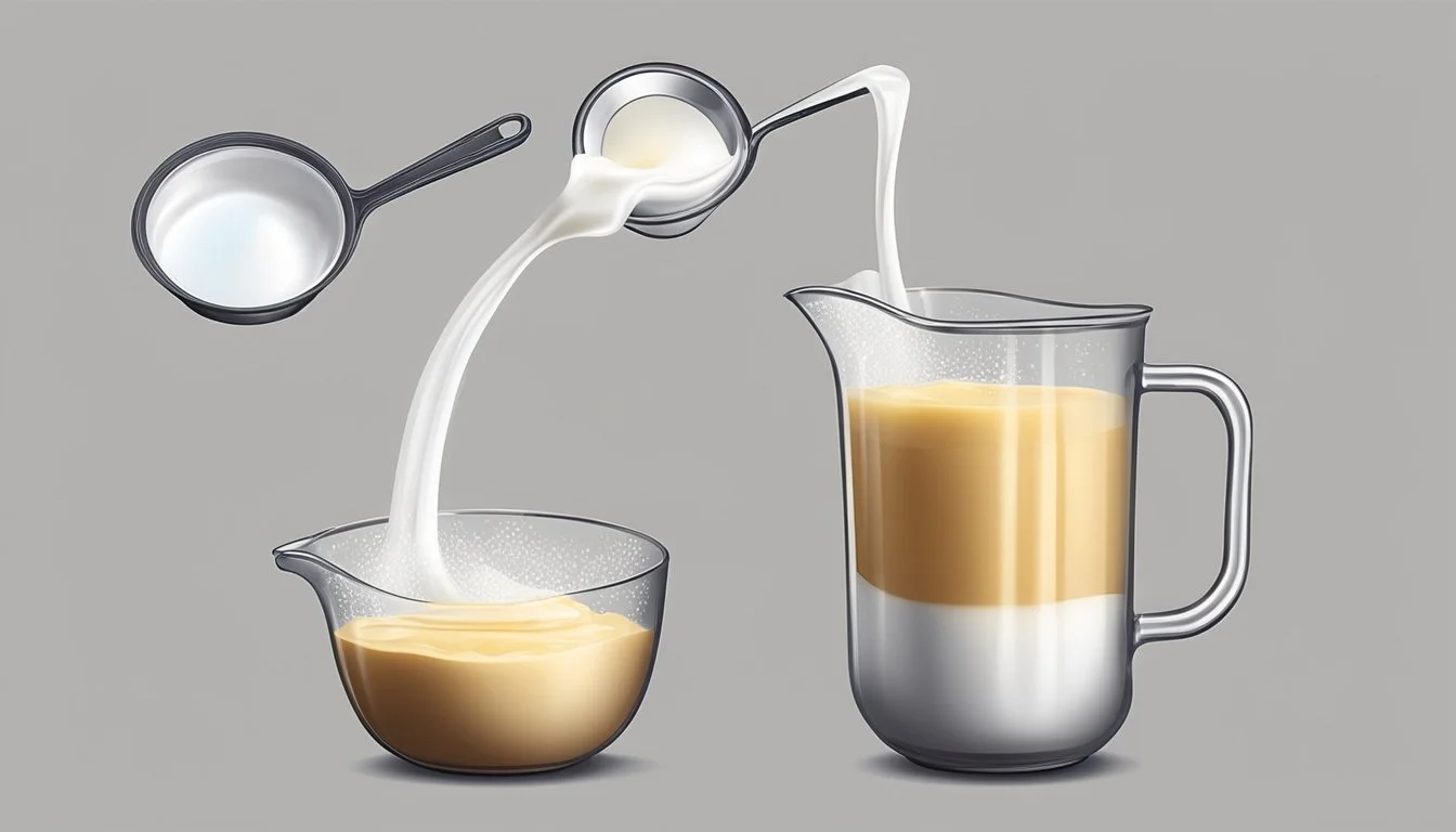 How to Substitute Evaporated Milk for Condensed Milk