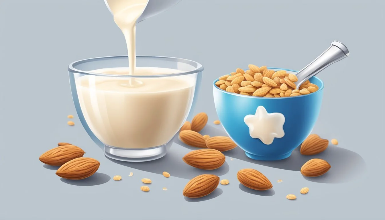 How to Substitute Almond Milk for Cow's Milk