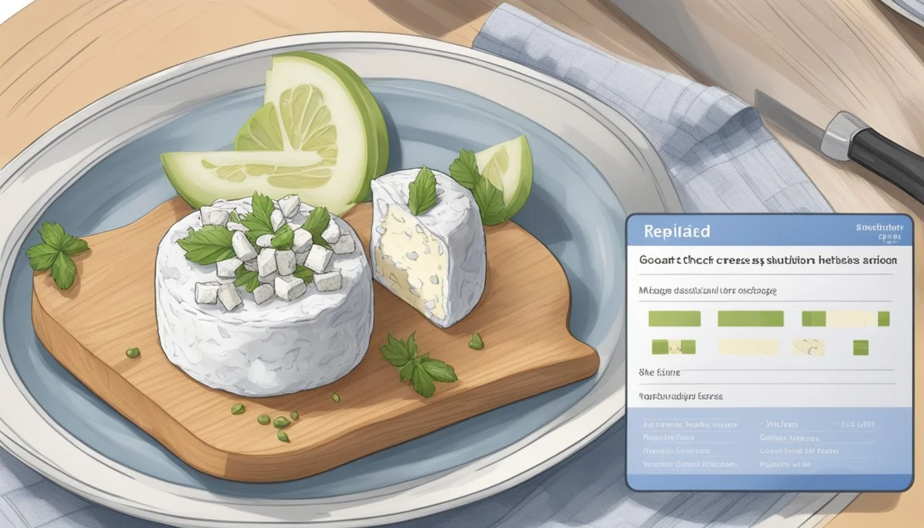 How to Substitute Goat Cheese for Blue Cheese