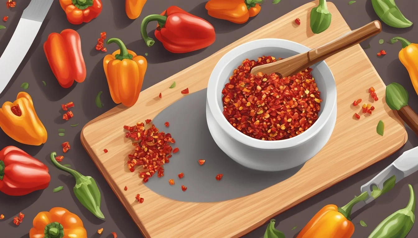 How to Substitute Red Pepper Flakes for Fresh Chili