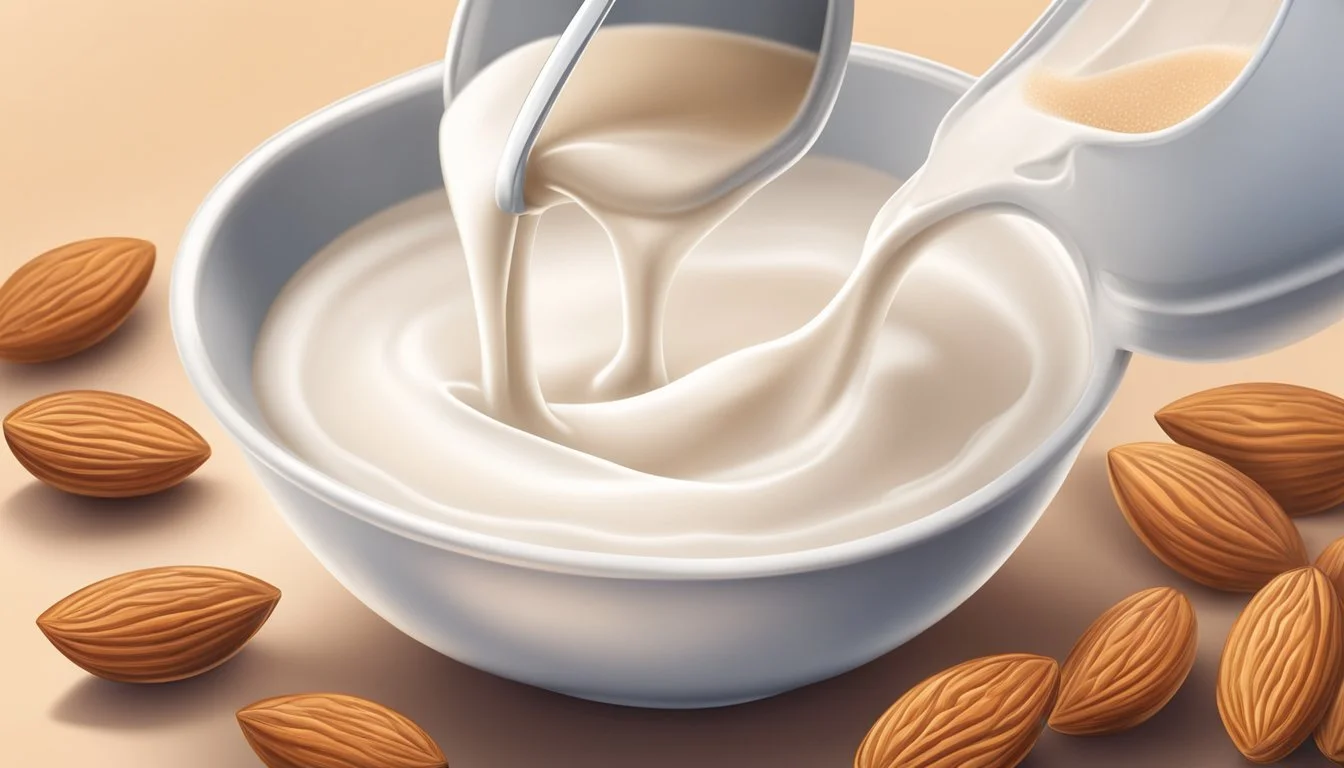 How to Substitute Unsweetened Almond Milk for Whole Milk