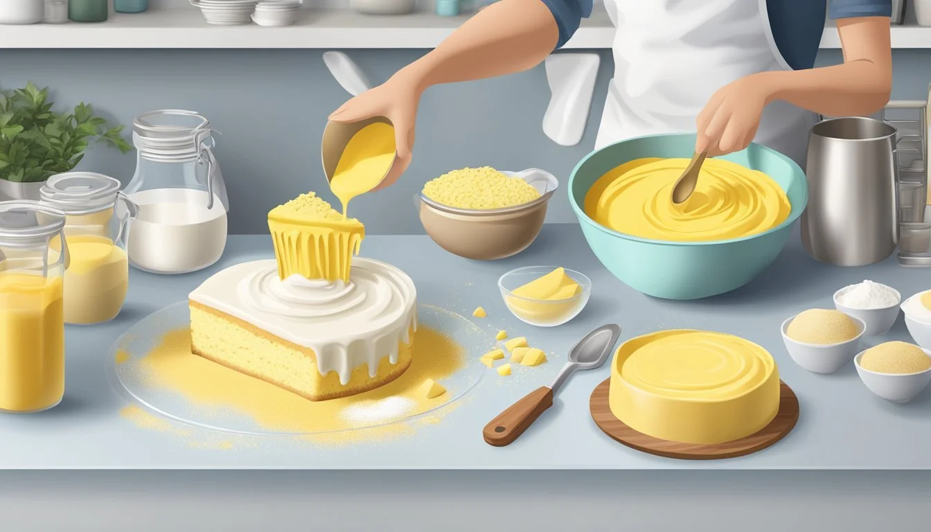 How to Substitute Yellow Cake Mix for White Cake Mix