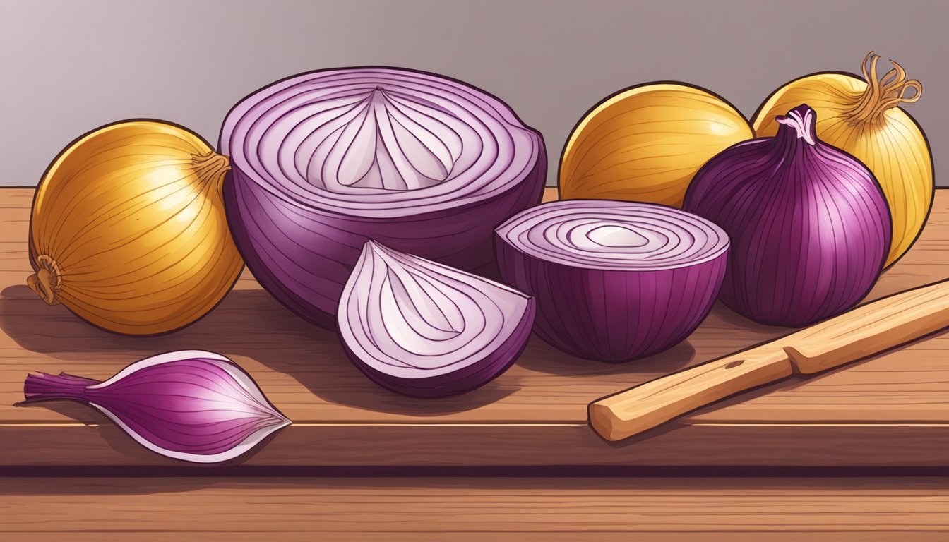 How to Substitute Red Onion for Yellow Onion