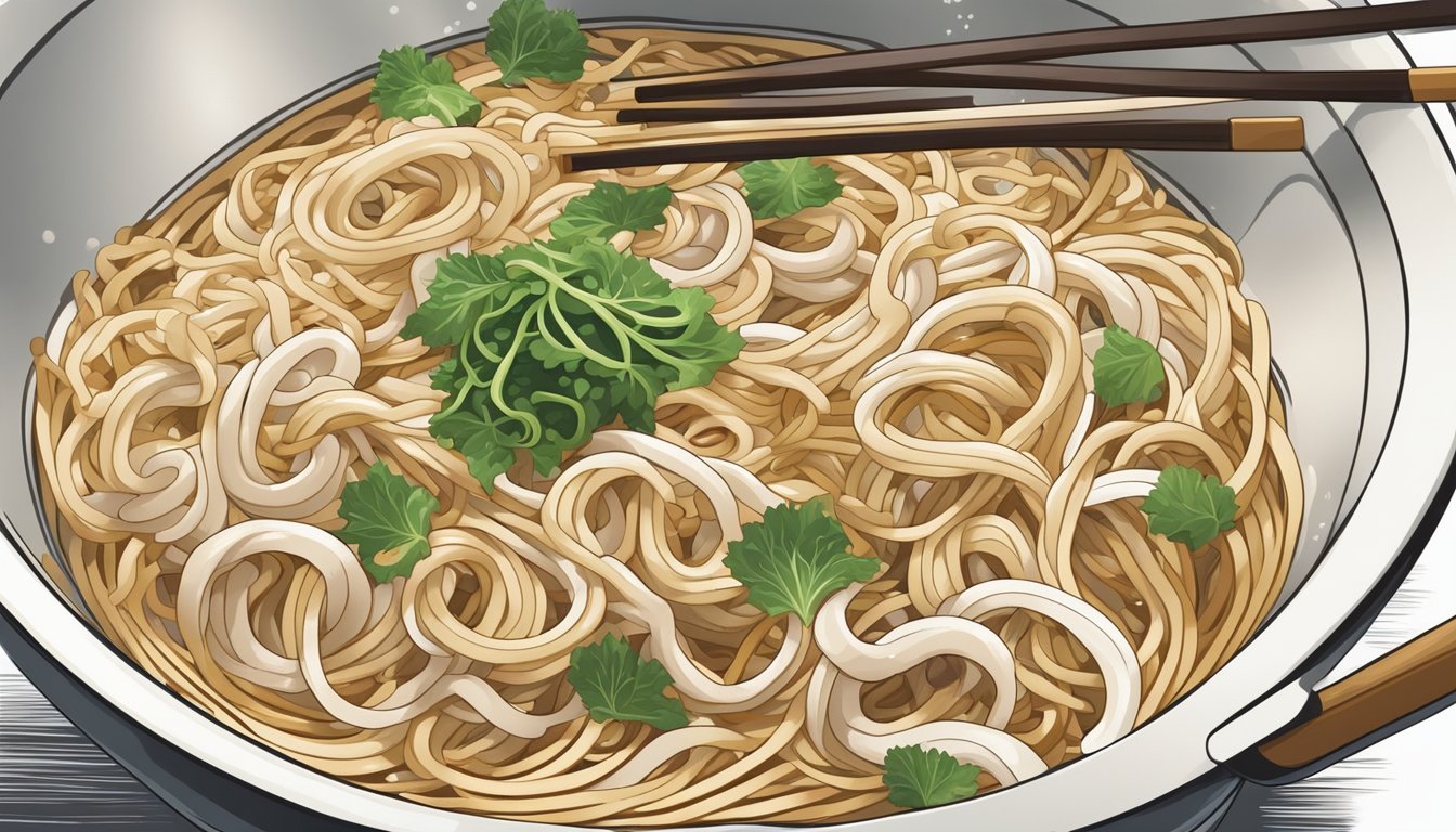 How to Substitute Udon Noodles for Soba Noodles
