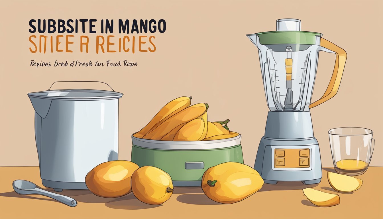 How to Substitute Dried Mango for Fresh Mango in Recipes