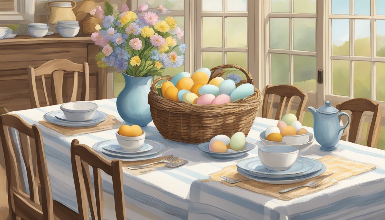 A Guide to Country-Style Easter Table Settings