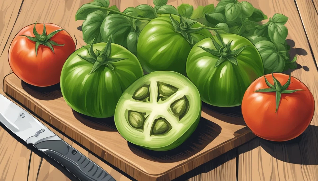 How to Substitute Unripe Tomatoes for Tomatillos