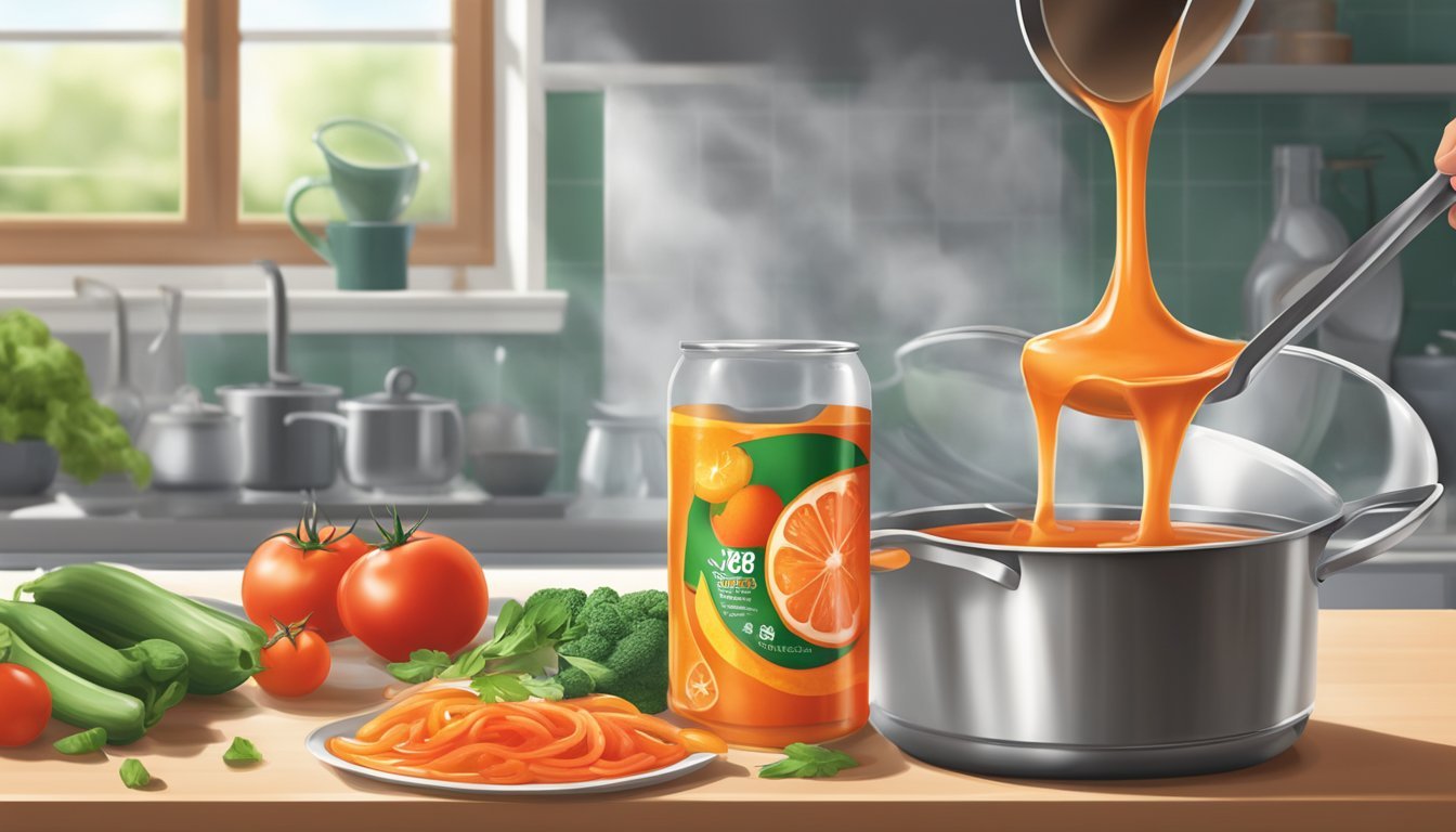 How to Substitute V8 Juice for Tomato Sauce