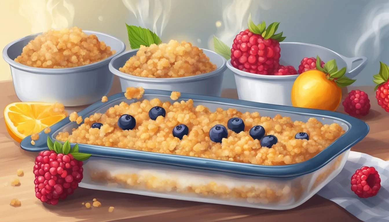 Best Way to Reheat a Berry Crumble