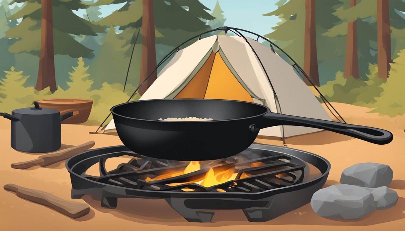 Cast Iron Cooking Outdoors