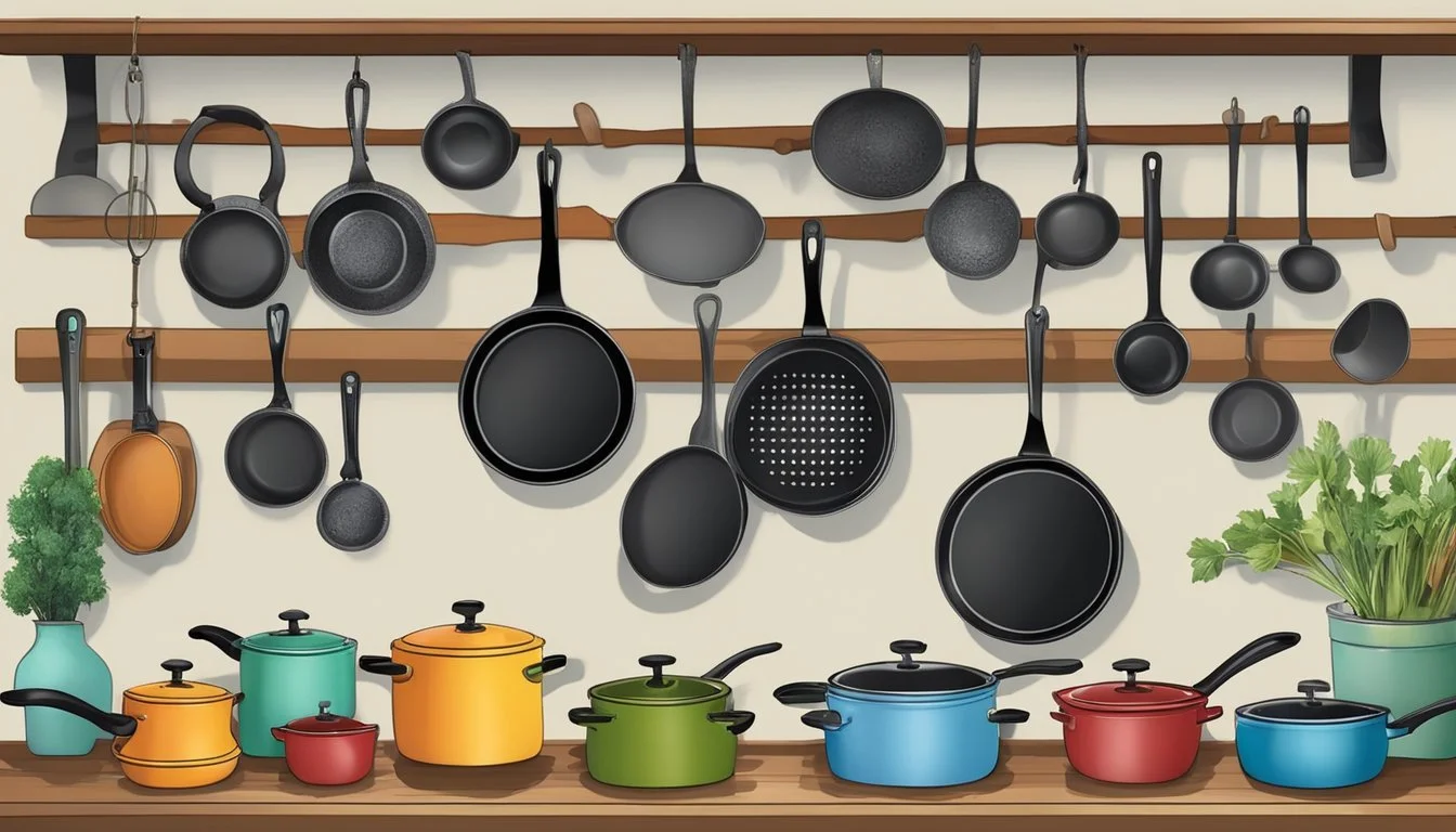Cast Iron Cookware as Decor