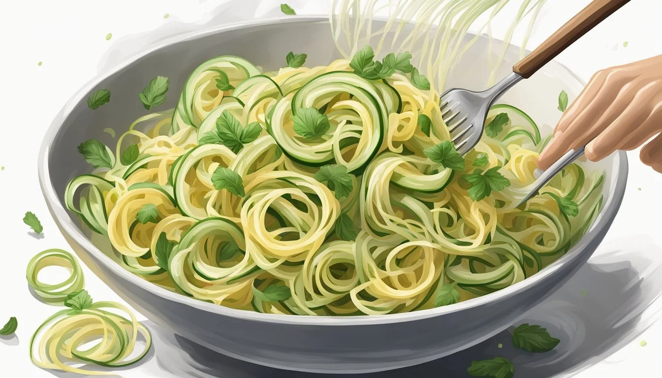 How do you eat zucchini pasta?