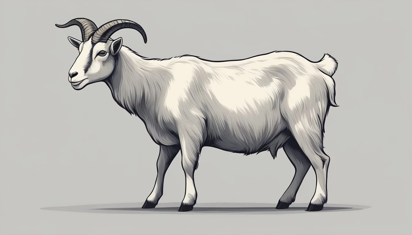 How can I tell if a goat is overweight or underweight?