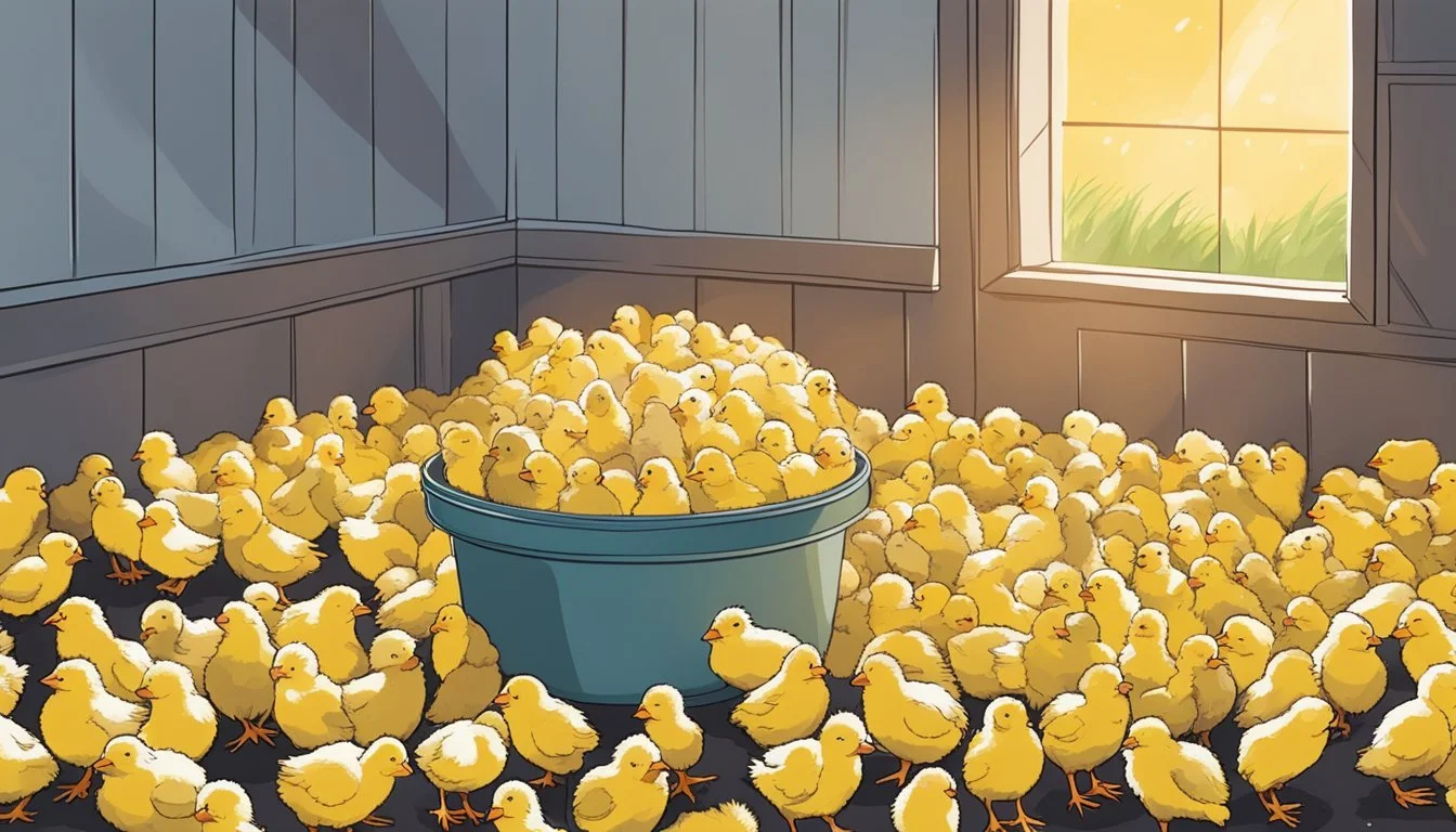 How do I care for day-old chicks?