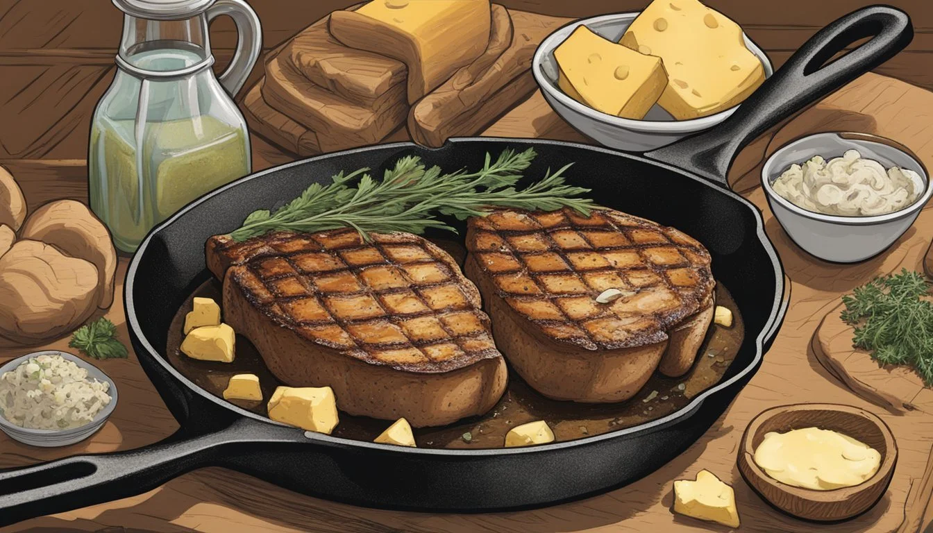 Cowboy Butter Pork Chops