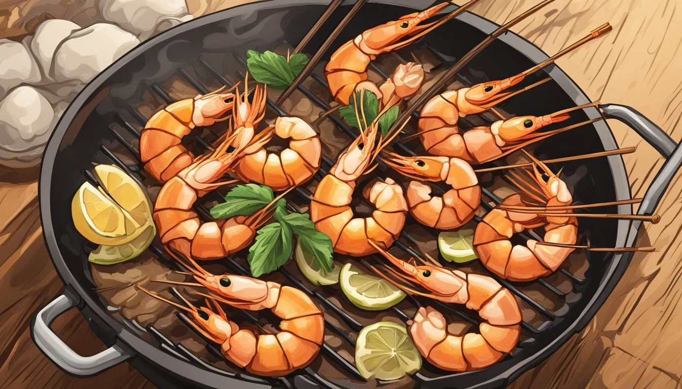 Cowboy Butter Shrimp Skewers