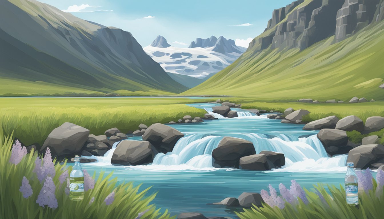 Icelandic Glacial vs. Mountain Valley Spring Water