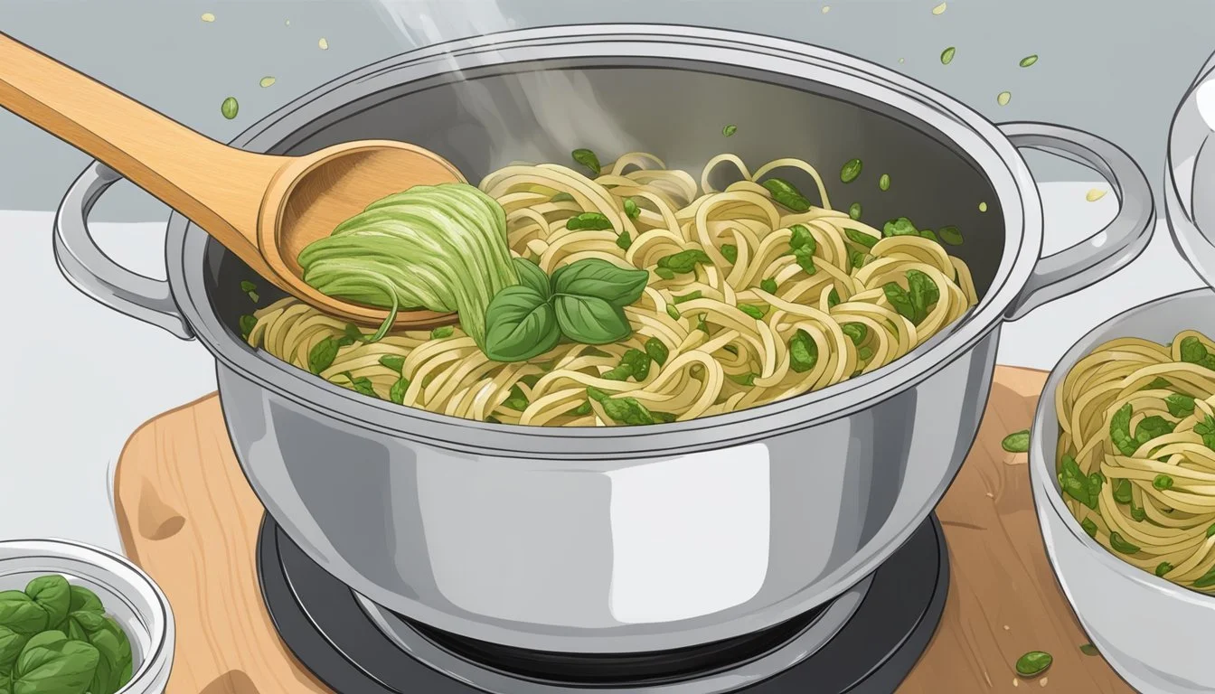 Best Way to Reheat Pesto Pasta