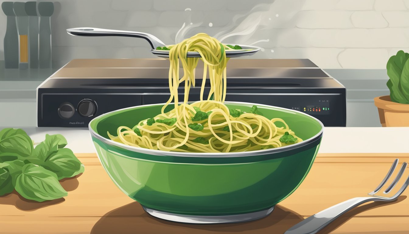 Best Way to Reheat Walnut Pesto Pasta