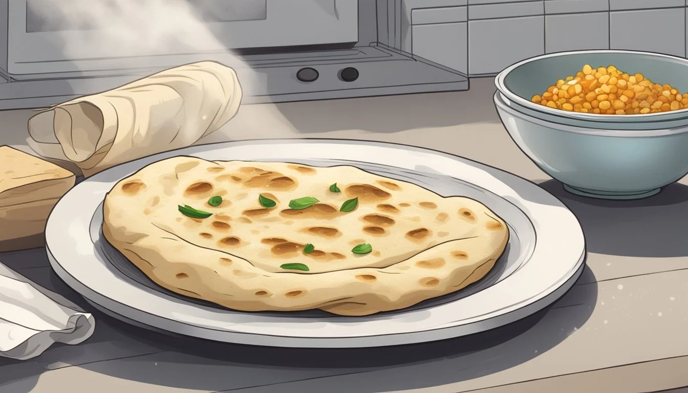 Best Way to Reheat Garlic Naan