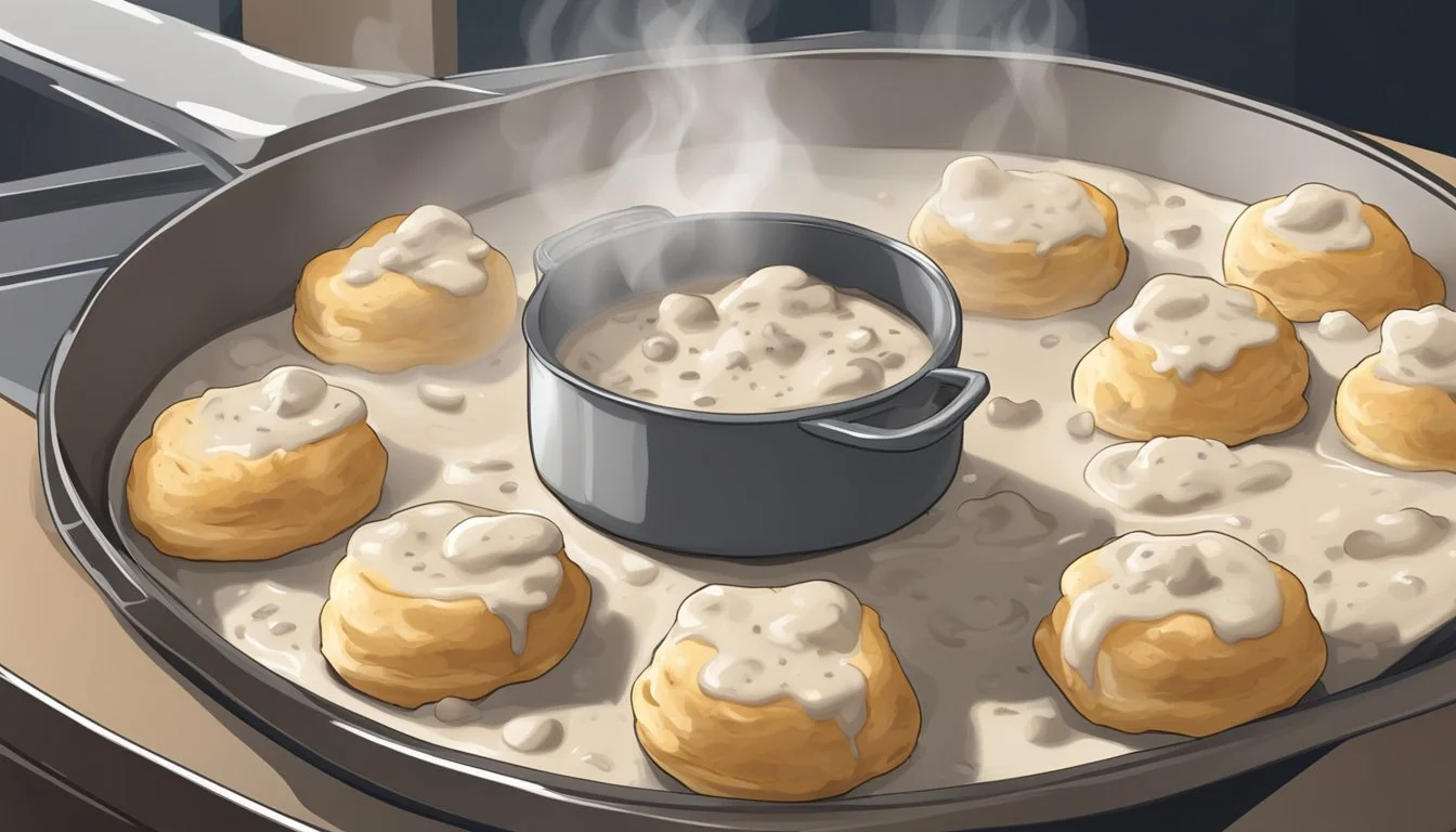Best Way to Reheat Biscuits and Gravy