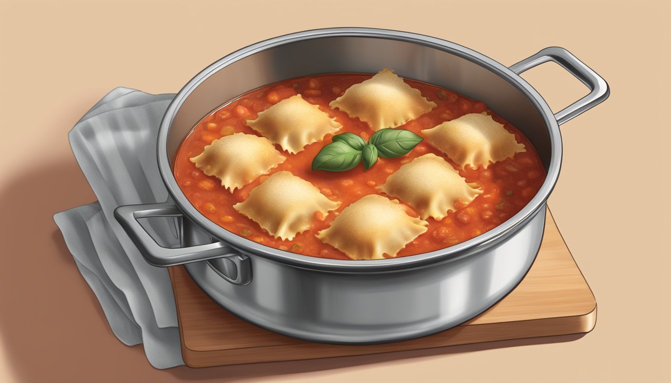 Best Way to Reheat Ravioli with Marinara Sauce
