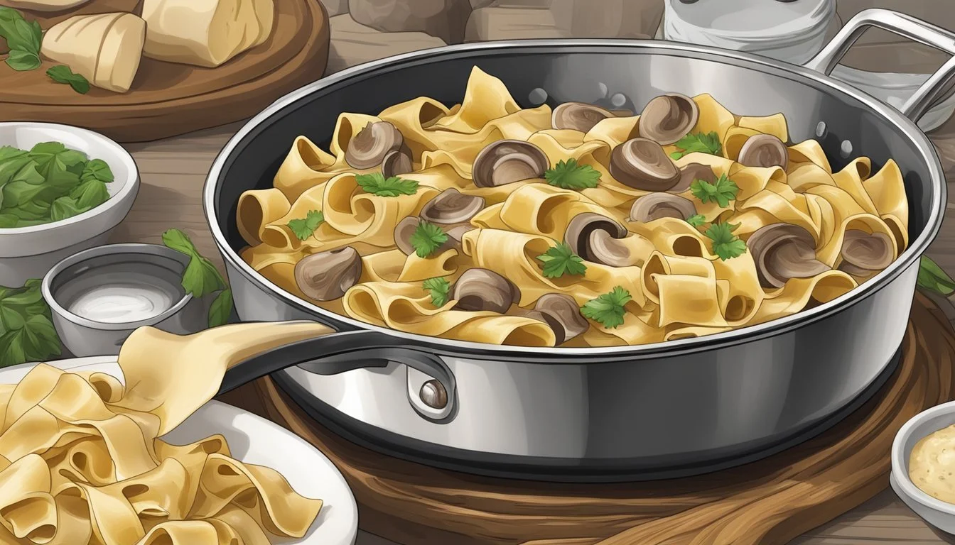 Best Way to Reheat Pappardelle with Mushroom Sauce