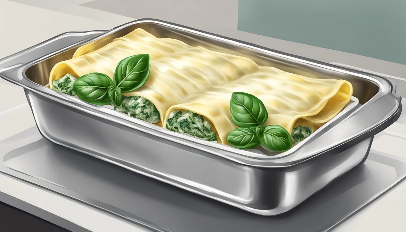 Best Way to Reheat Cannelloni with Spinach and Ricotta
