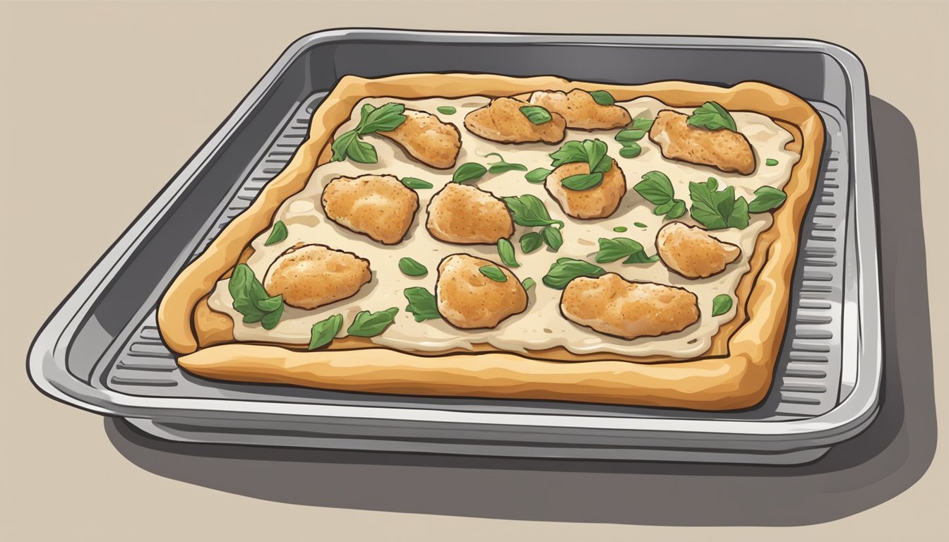 Best Way to Reheat Chicken Alfredo Pizza