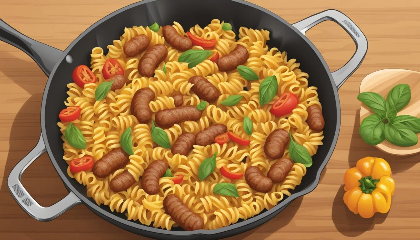 Best Way to Reheat Fusilli with Sausage and Peppers