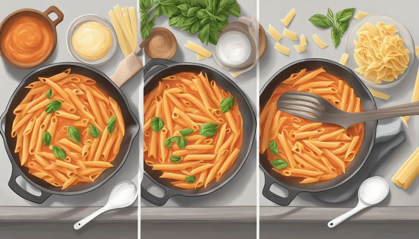 Best Way to Reheat Penne with Vodka Sauce