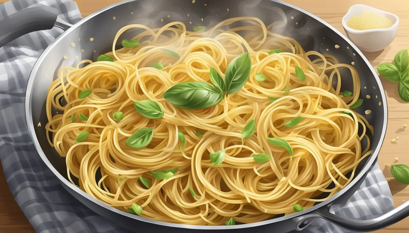 Best Way to Reheat Spaghetti with Olive Oil and Garlic