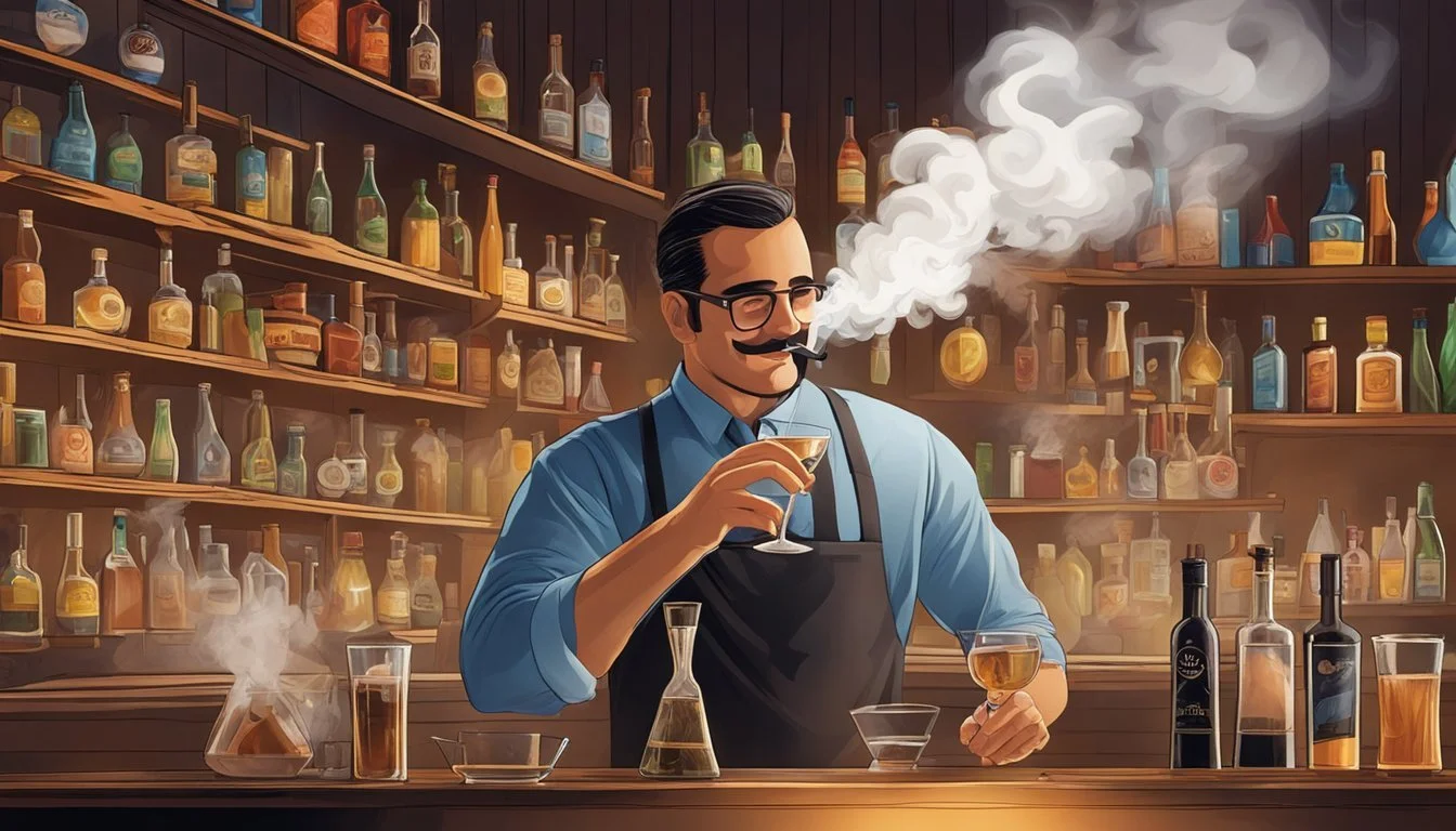 The Art of Smoking Cocktails with Texas Wood
