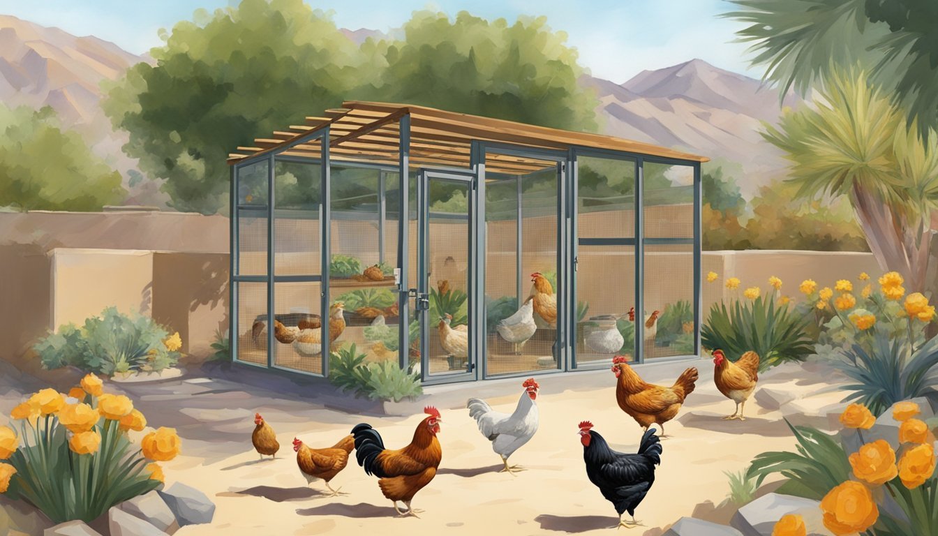 Raising Backyard Chickens in Palm Desert, CA