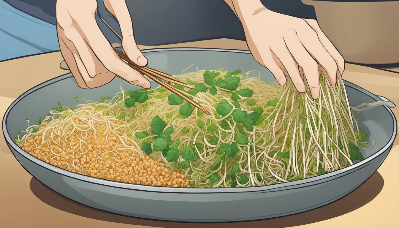 How to Substitute Alfalfa Sprouts for Bean Sprouts