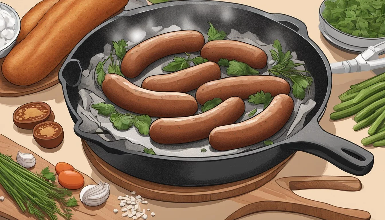 How to Substitute Andouille Sausage for Chorizo