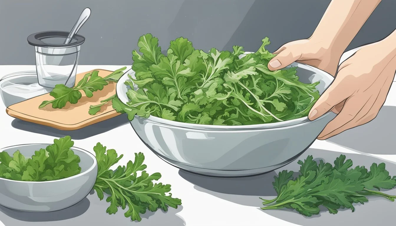 How to Substitute Mizuna for Arugula