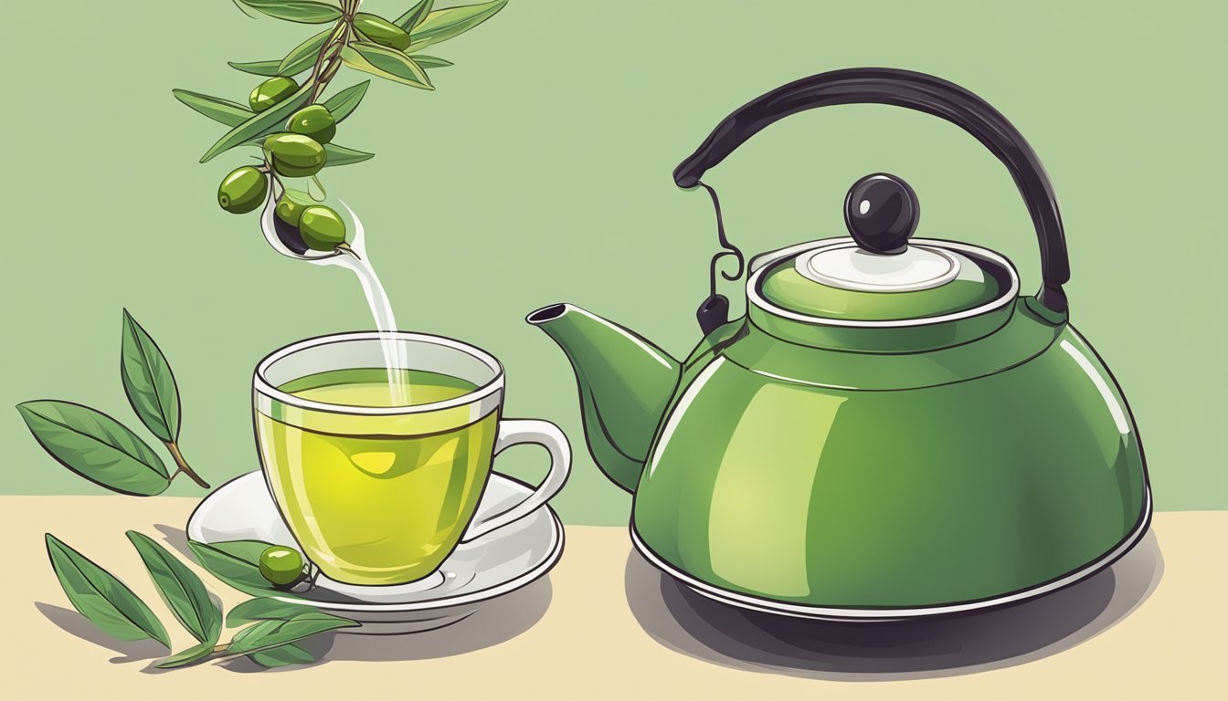 How to Substitute Olive Leaf Tea for Green Tea