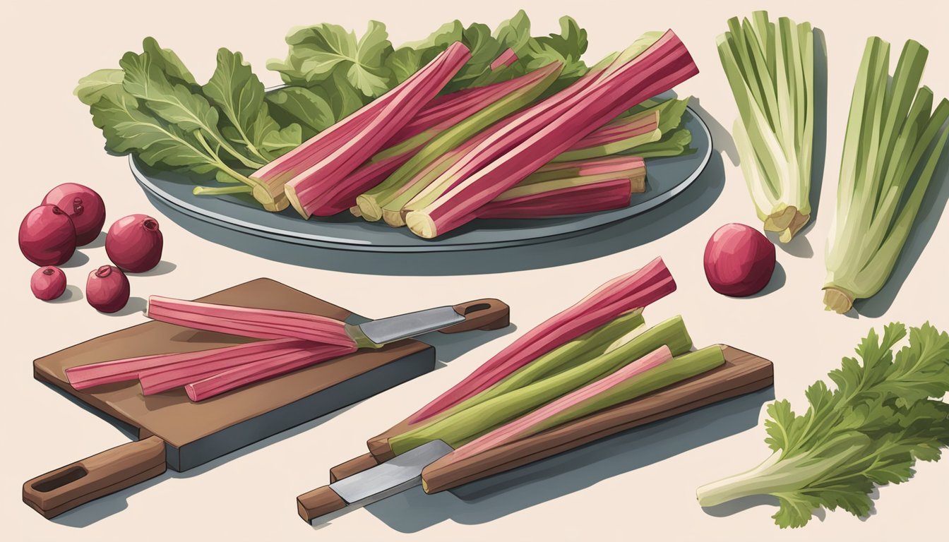 How to Substitute Rhubarb for Cranberries