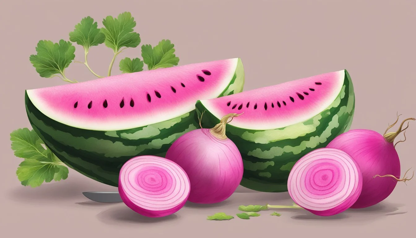 How to Substitute Watermelon Radish for Daikon Radish