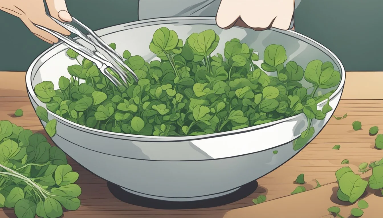 How to Substitute Watercress for Spinach